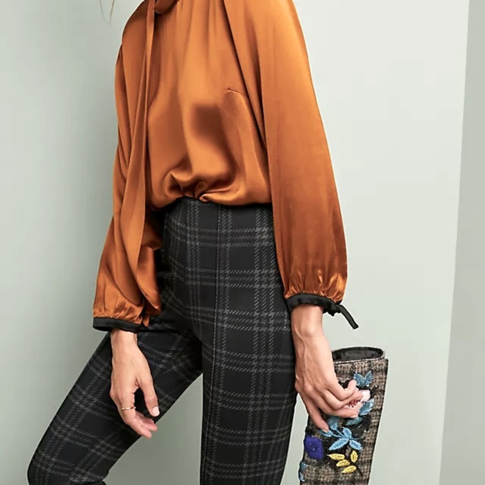 50%OFF BUNDLES! Sanctuary plaid pants trousers pull-on high rise elastic waist